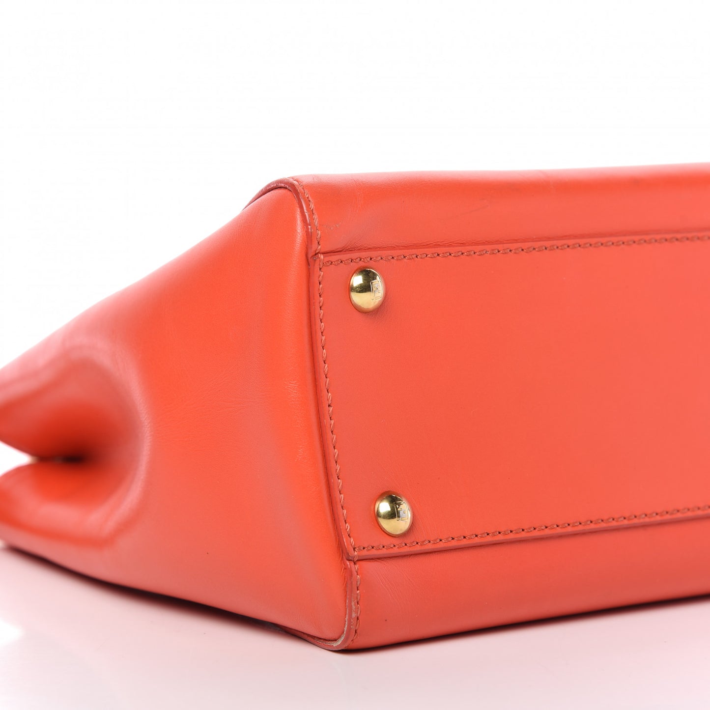 Vitello Morgan Shiny Nappa Medium Peekaboo Iconic Satchel Papavero