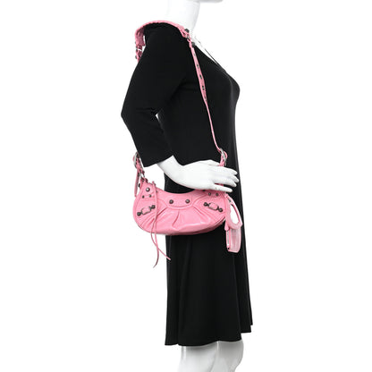 Balenciaga Agneau Arena Le Cagole Shoulder Bag XS Sweet Pink 2 of 10