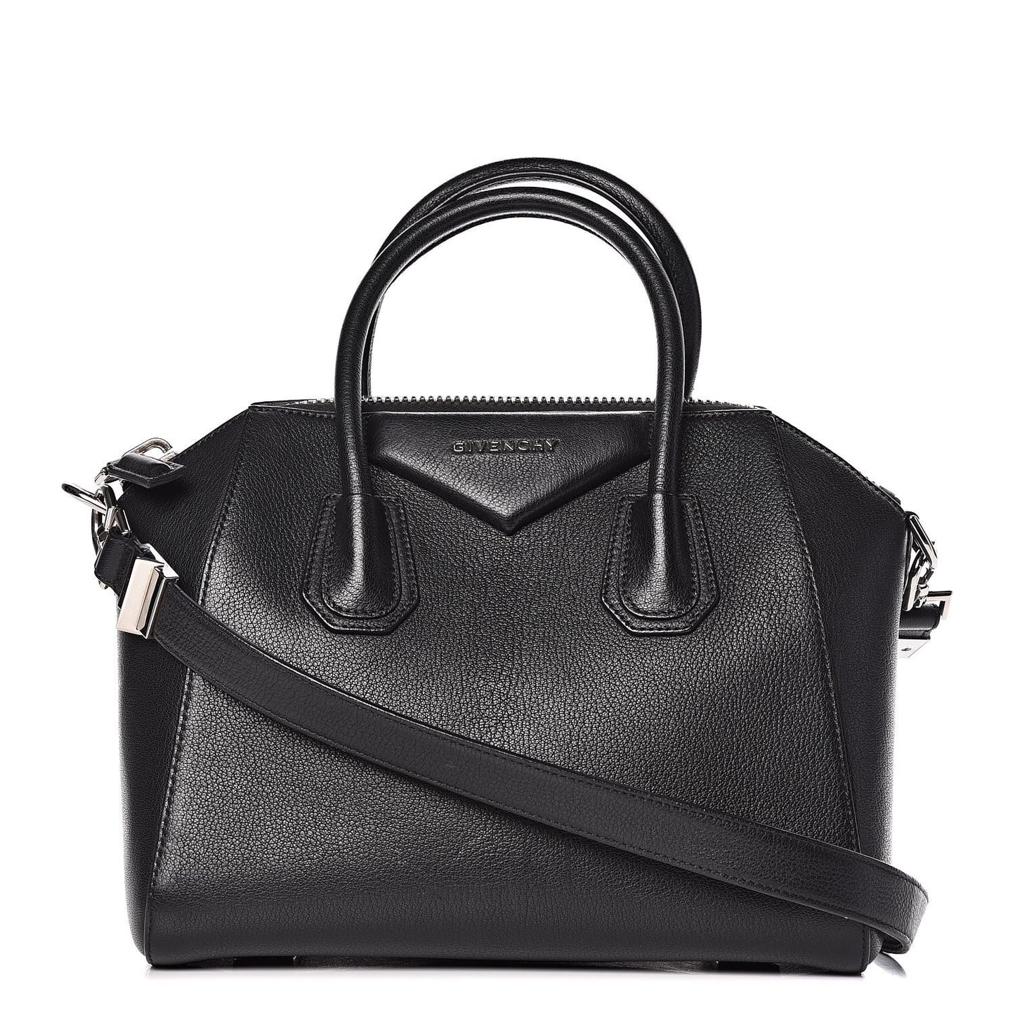 Sugar Goatskin Small Antigona Black