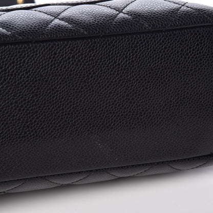Chanel Caviar Quilted Petit Shopping Tote PST Black 6 of 10
