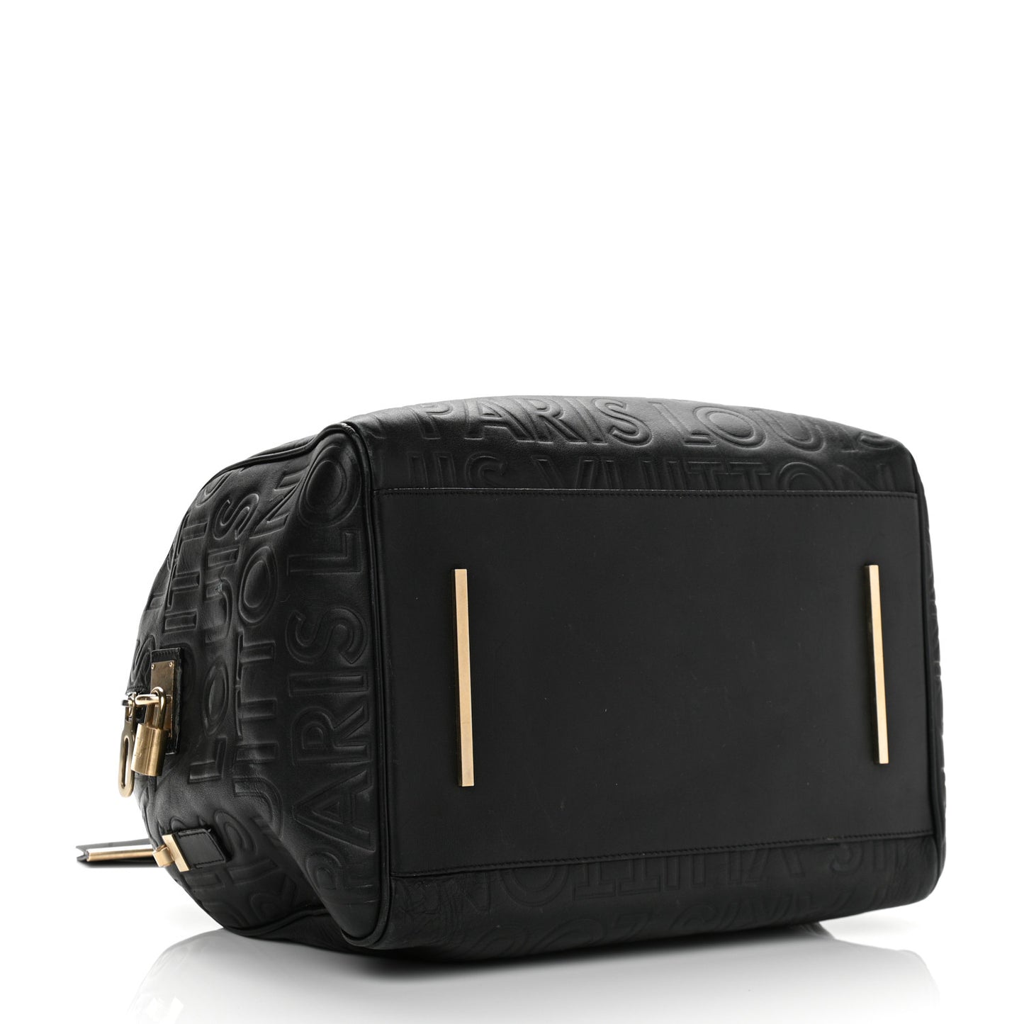 Calfskin Embossed Speedy Cube 30 Black