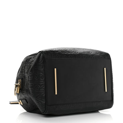 Louis Vuitton Calfskin Embossed Speedy Cube 30 Black 3 of 17