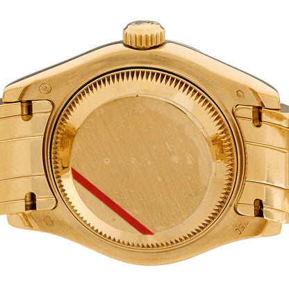 Rolex 18K Yellow Gold Diamond Mother of Pearl 29mm Pearlmaster Datejust Watch 80318 5 of 5