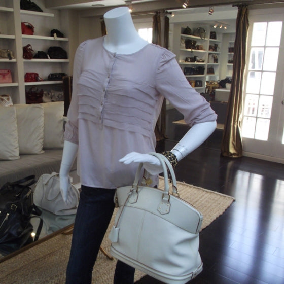Louis Vuitton Suhali Lockit MM White 2 of 10