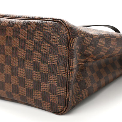 Louis Vuitton Damier Ebene Neo Neverfull MM Rose Ballerine 9 of 12