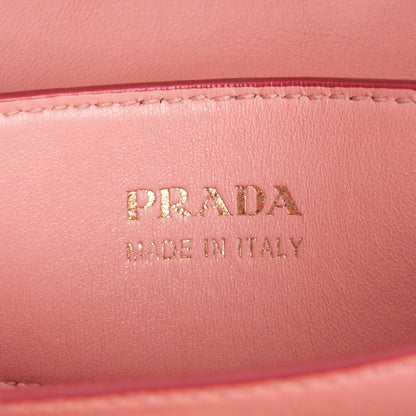 Prada Saffiano Cuir Small Double Bag Tamaris Pesca 6 of 7