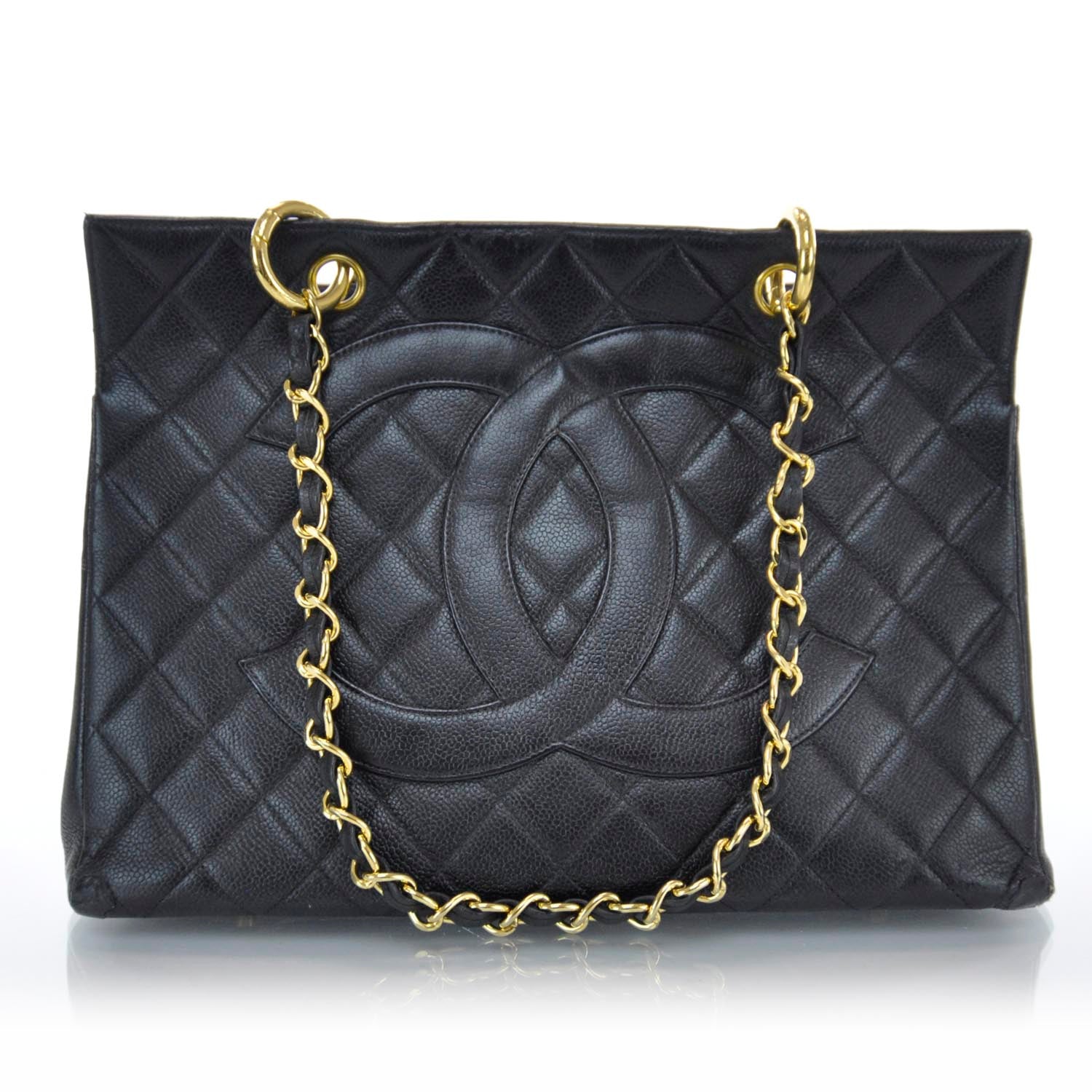 Chanel Caviar Quilted Timeless CC Tote Black 1 of 9