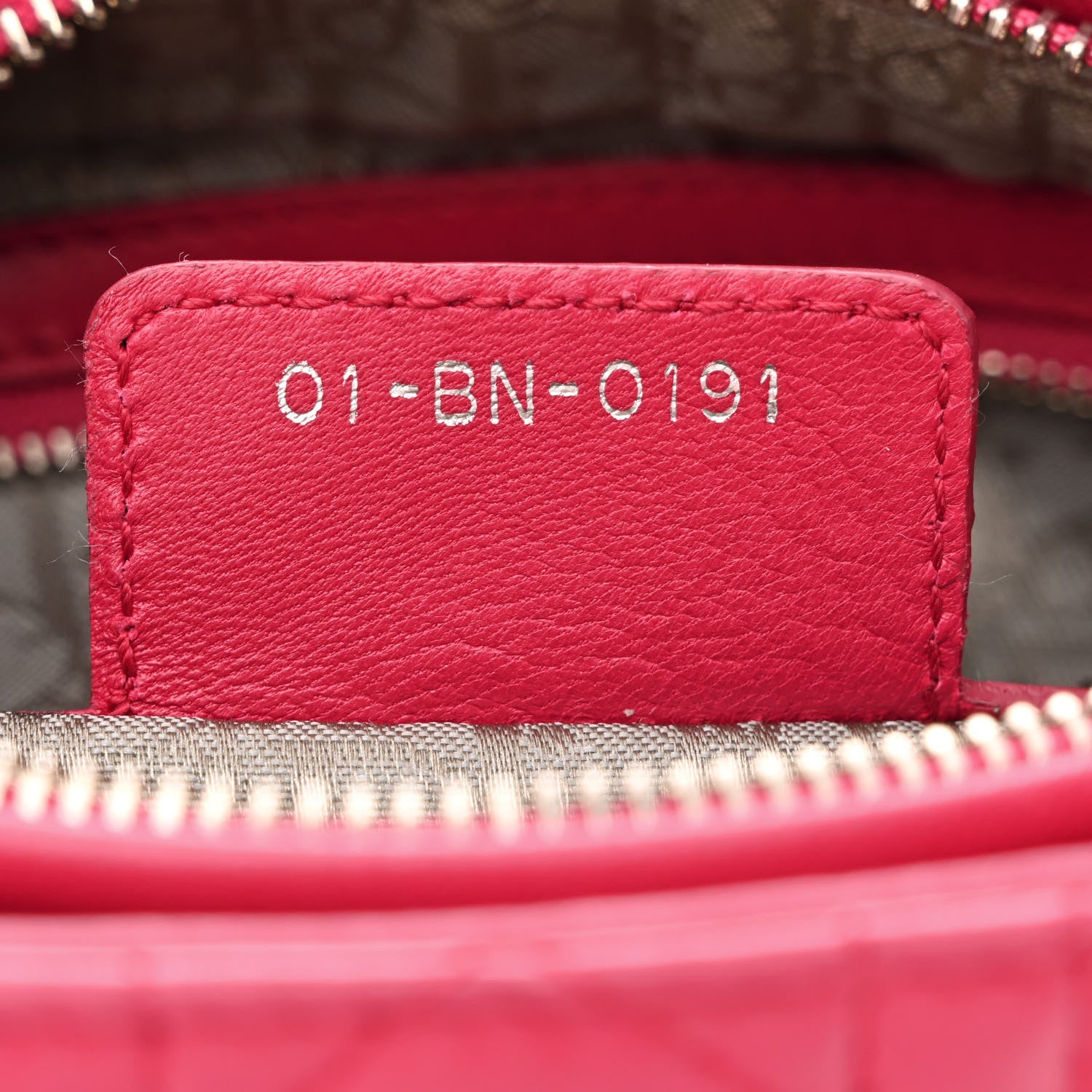 Christian Dior Lambskin Cannage Medium Lady Dior Pink 7 of 12