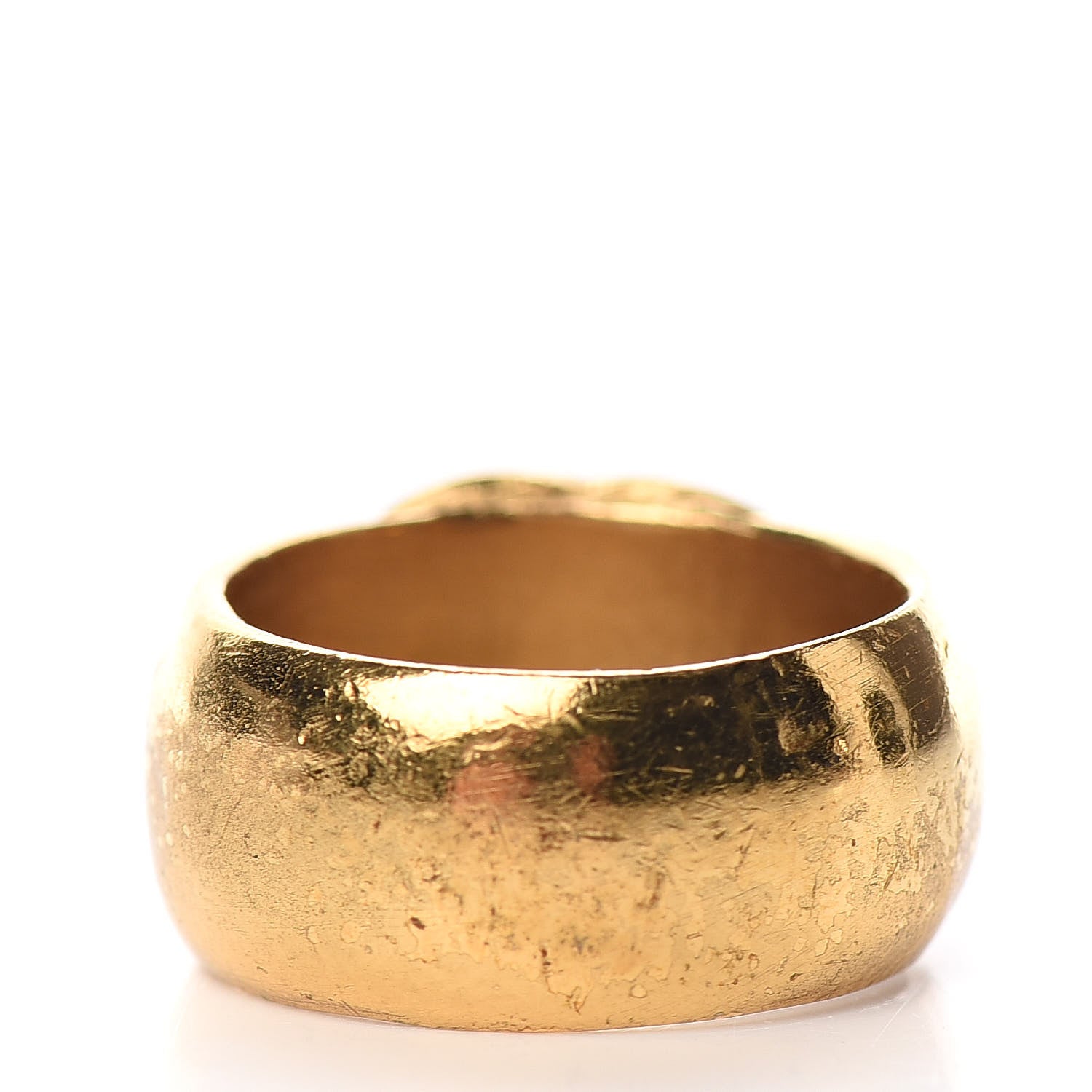 Chanel CC Ring 6.75 Gold 3 of 3