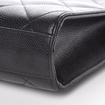 Chanel Caviar Quilted Briefcase Laptop Bag Black 10 of 14