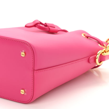 MCM Nappa Mini Drawstring Aren Chain Bag Beetroot Purple 9 of 9