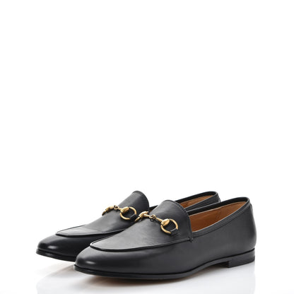Gucci Calfskin Jordaan Loafers 36.5 Black 3 of 9