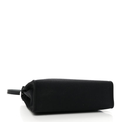 Hermes Military Toile Vache Hunter Herbag Zip PM 31 Black 5 of 11