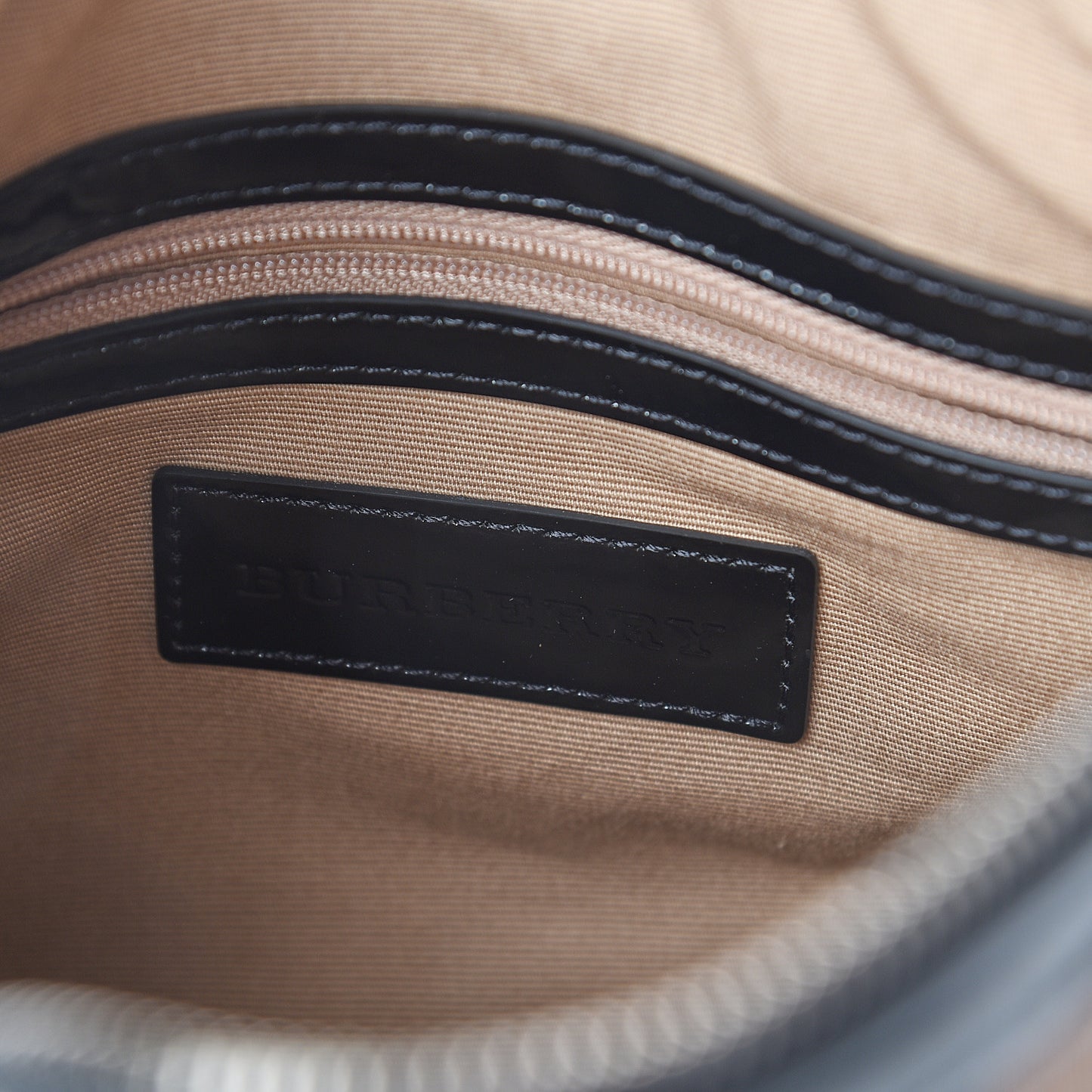 Supernova Check Patent Small Chester Bowling Bag Black