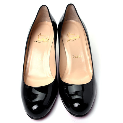 Christian Louboutin Patent Simple 85 Pumps 38 Black 5 of 10