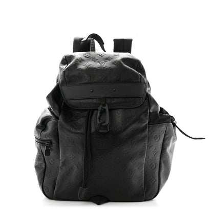 Louis Vuitton Calfskin Monogram Shadow Discovery Backpack Black 1 of 9