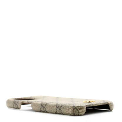 Gucci GG Supreme Monogram Ophidia iPhone 15 Pro Max Phone Case Beige Ebony 4 of 7