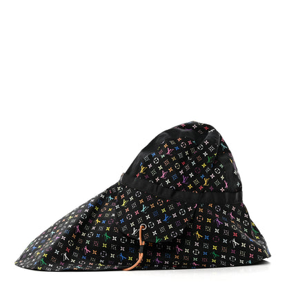 Louis Vuitton Cotton Monogram Multicolor Printed Reversible Hiker Hat Black 7 of 11