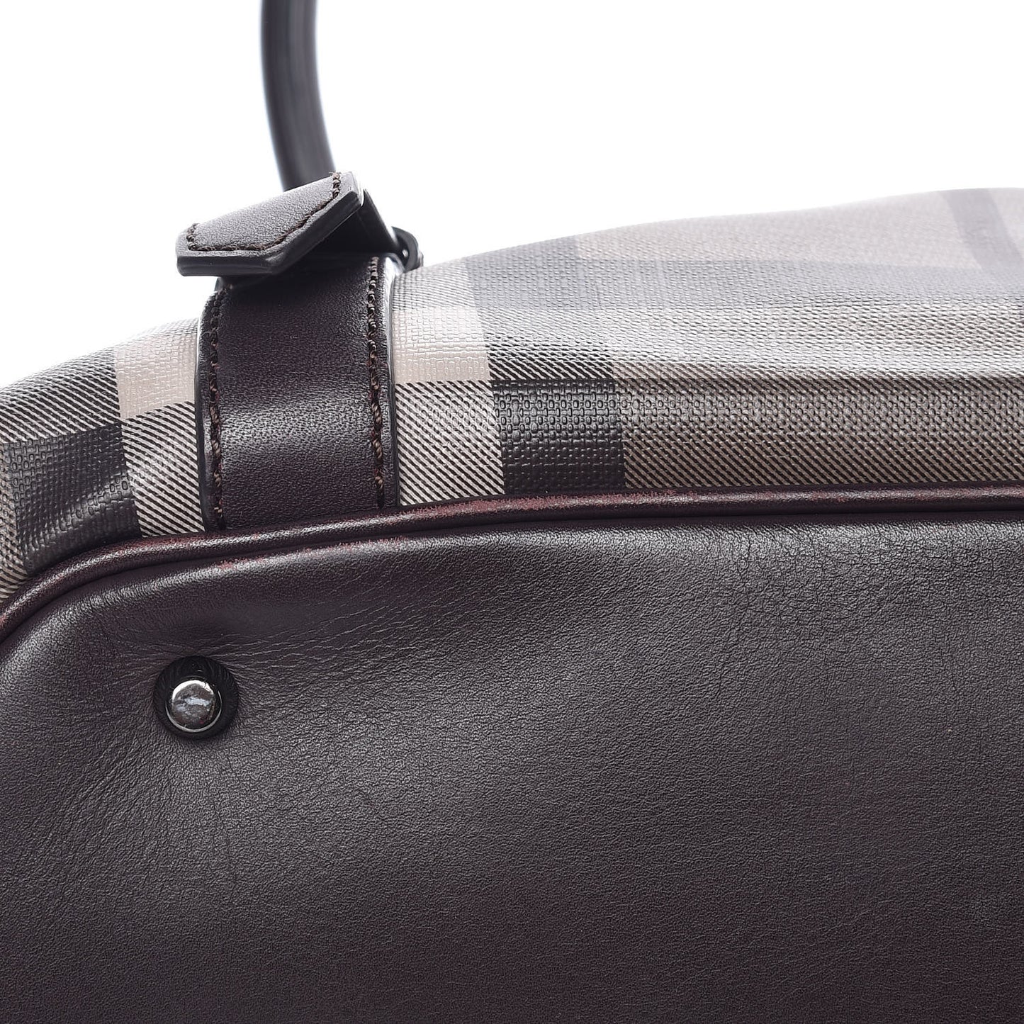 Smoked Check Small Northfield Tote Plum