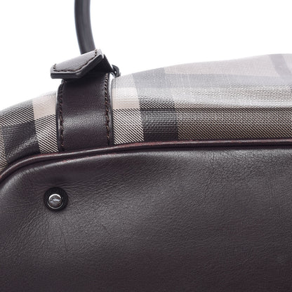 Burberry Smoked Check Small Northfield Tote Plum 19 of 20