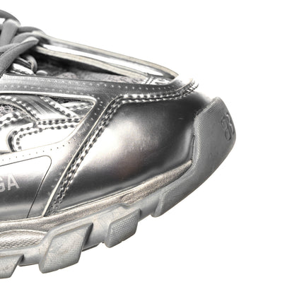 Balenciaga Mesh Nylon Mens Track Sneakers 42 Silver 7 of 7