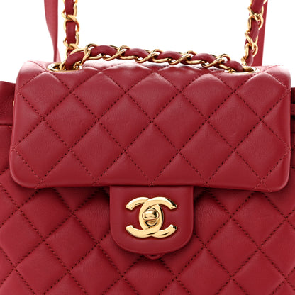 Chanel Calfskin Quilted Mini Urban Spirit Backpack Red 7 of 11