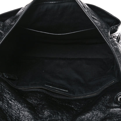 Saint Laurent Crinkled Calfskin Matelasse Monogram Medium Niki Chain Satchel Black 5 of 15