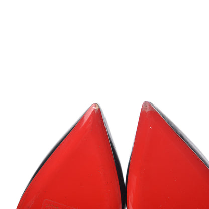 Christian Louboutin Shiny Nappa Pigalle Follies 100 Pumps 36 Black 8 of 9