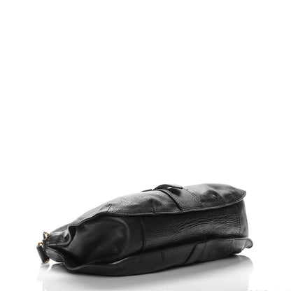 Burberry Buffalo Leather East West Tote Black 4 of 9