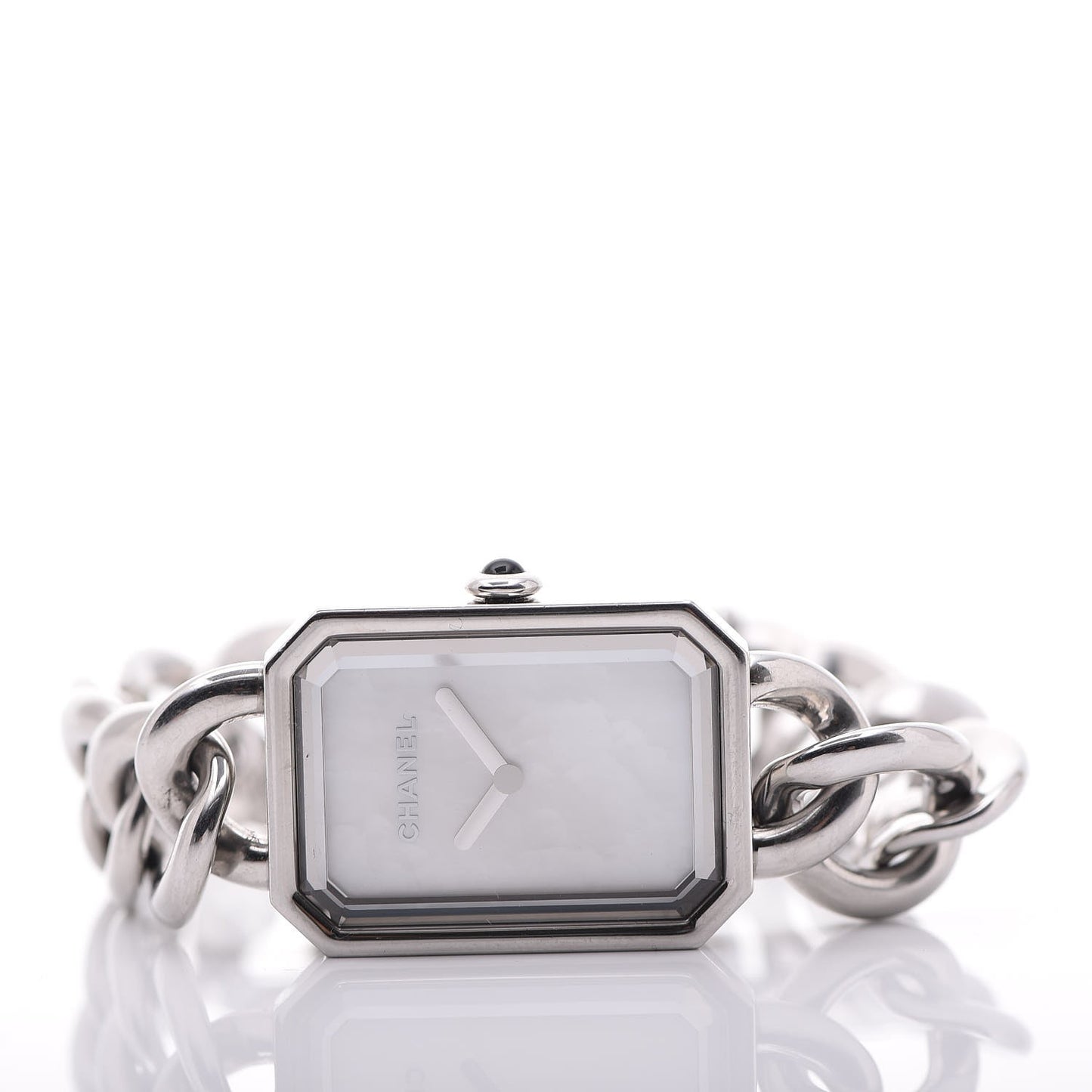 Stainless Steel Mother of Pearl 20mm Chain Premiere Quartz Watch