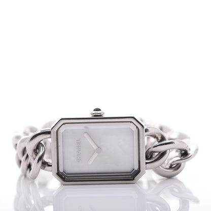 Chanel Stainless Steel Mother of Pearl 20mm Chain Premiere Quartz Watch 3 of 5