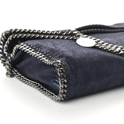 Stella McCartney Shaggy Deer Falabella Fold Over Tote Navy 8 of 9