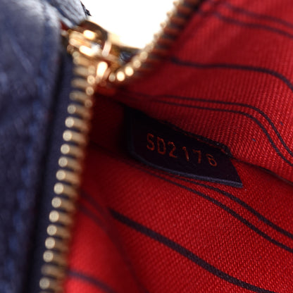 Louis Vuitton Empreinte Pochette Metis Marine Rouge 9 of 14