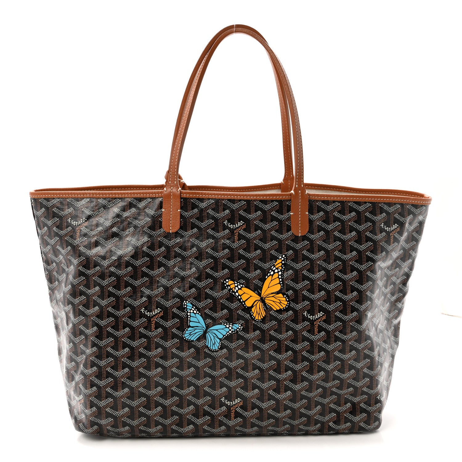 Goyard Goyardine Saint Louis PM Black Gold 1 of 9