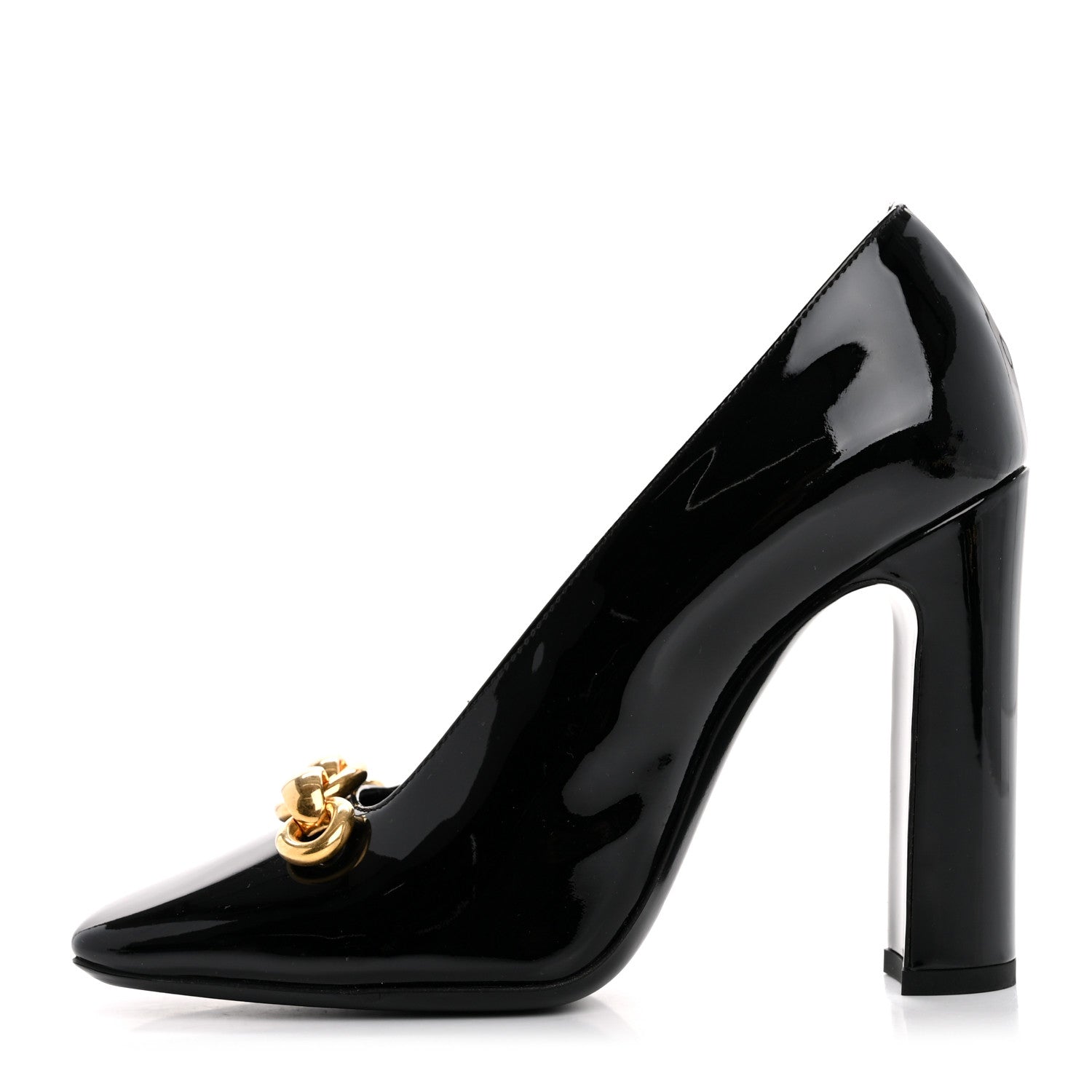 Saint Laurent Patent Silvana 110mm Pumps 36.5 Black 1 of 11