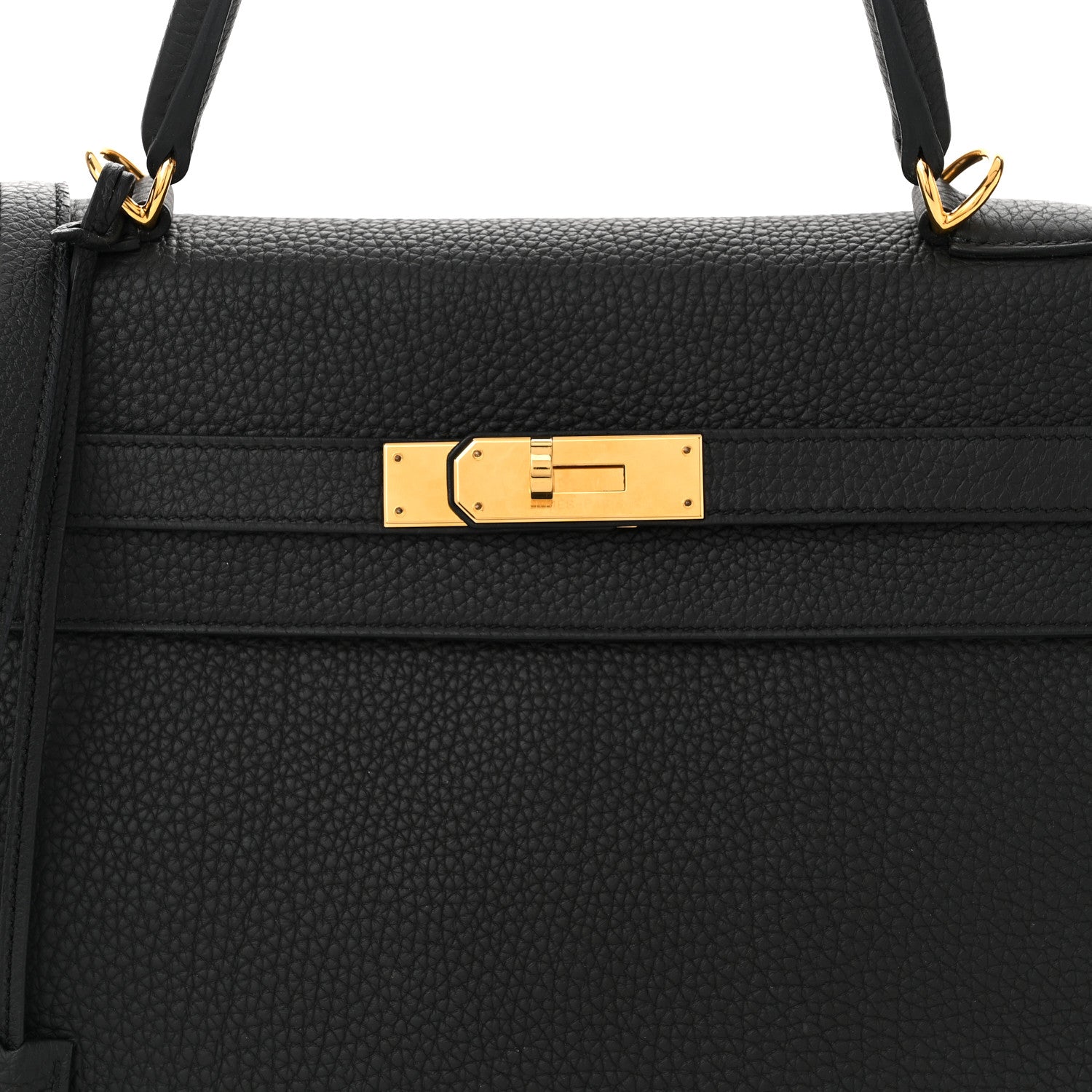 Hermes Togo Kelly Retourne 35 Black 8 of 10