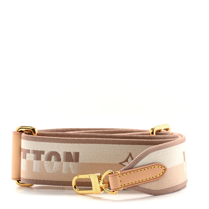 Louis Vuitton Jacquard Speedy Bandouliere 20 Shoulder Strap Beige 1 of 3