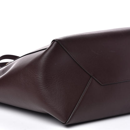 Celine Soft Calfskin Medium Belt Cabas Phantom Burgundy 9 of 11