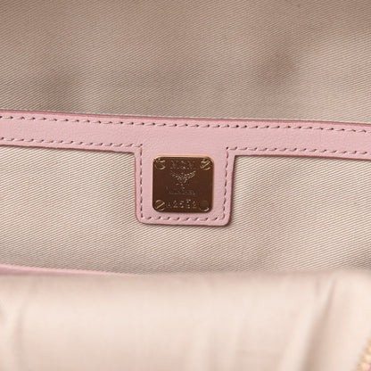 MCM Visetos Small Studded Stark Rabbit Backpack Pink 5 of 10