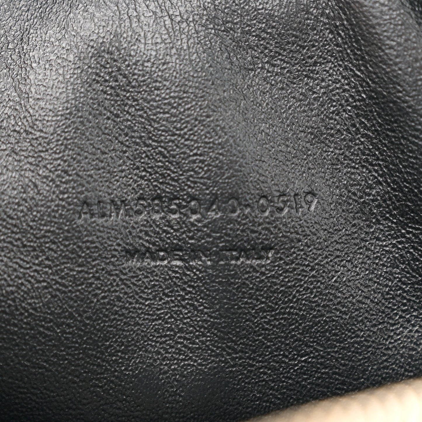 Grain De Poudre Matelasse Monogram Mini Lou Camera Bag Black