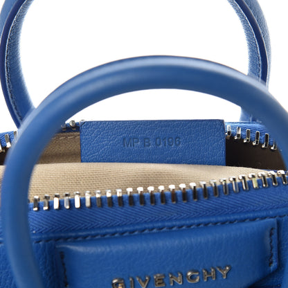 Givenchy Sugar Goatskin Mini Antigona Indigo Blue 7 of 15