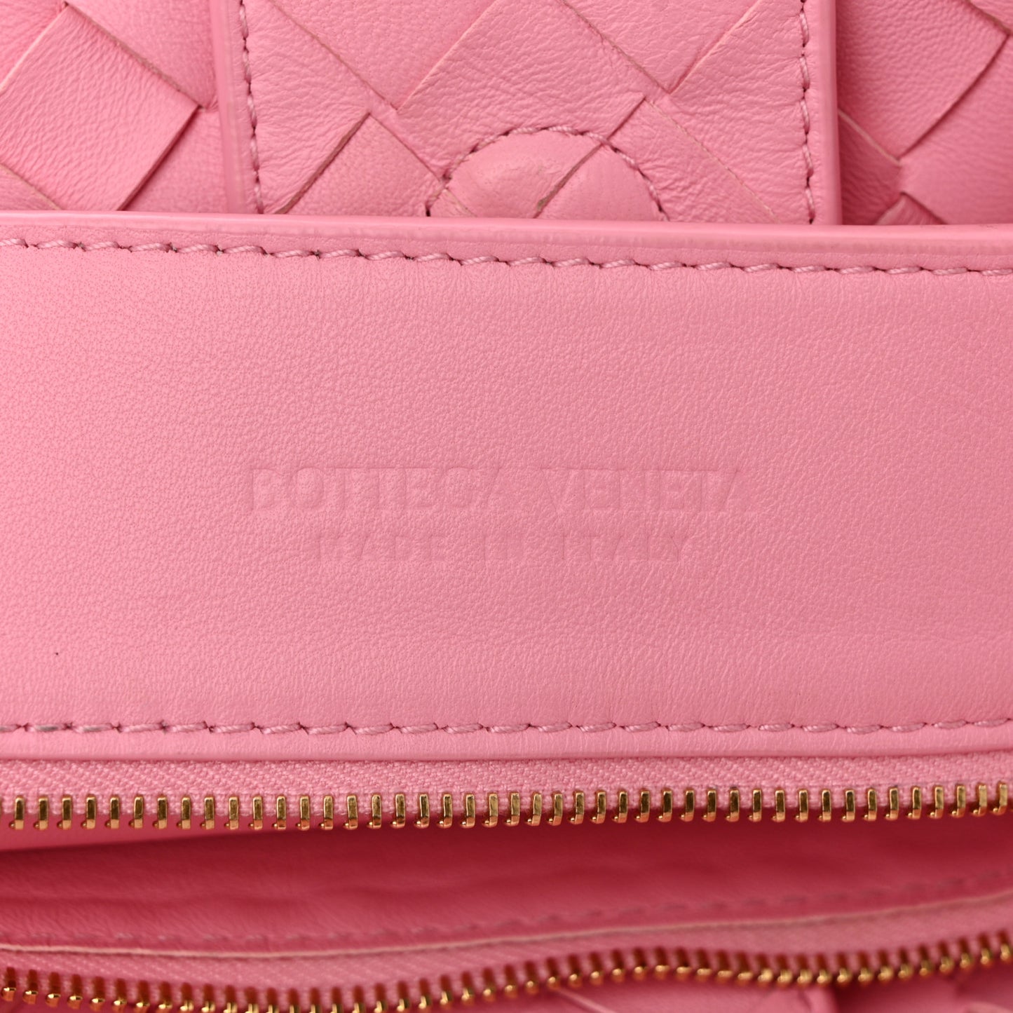 Nappa Intrecciato Large Andiamo Shoulder Bag Ribbon