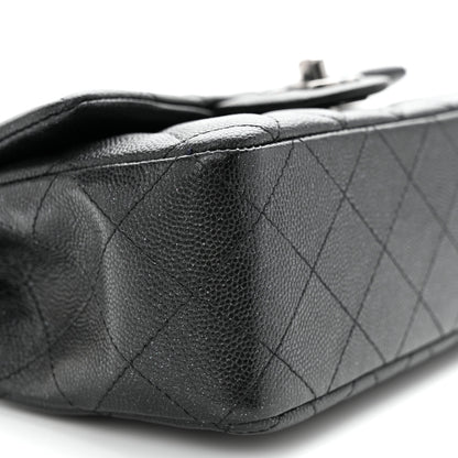 Chanel Iridescent Caviar Quilted Mini Rectangular Flap Black 9 of 12