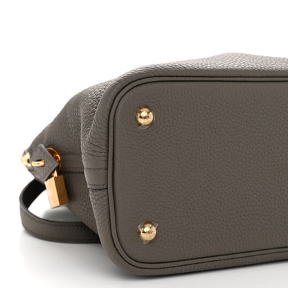 Hermes Taurillon Clemence Bolide 31 Etain 8 of 9
