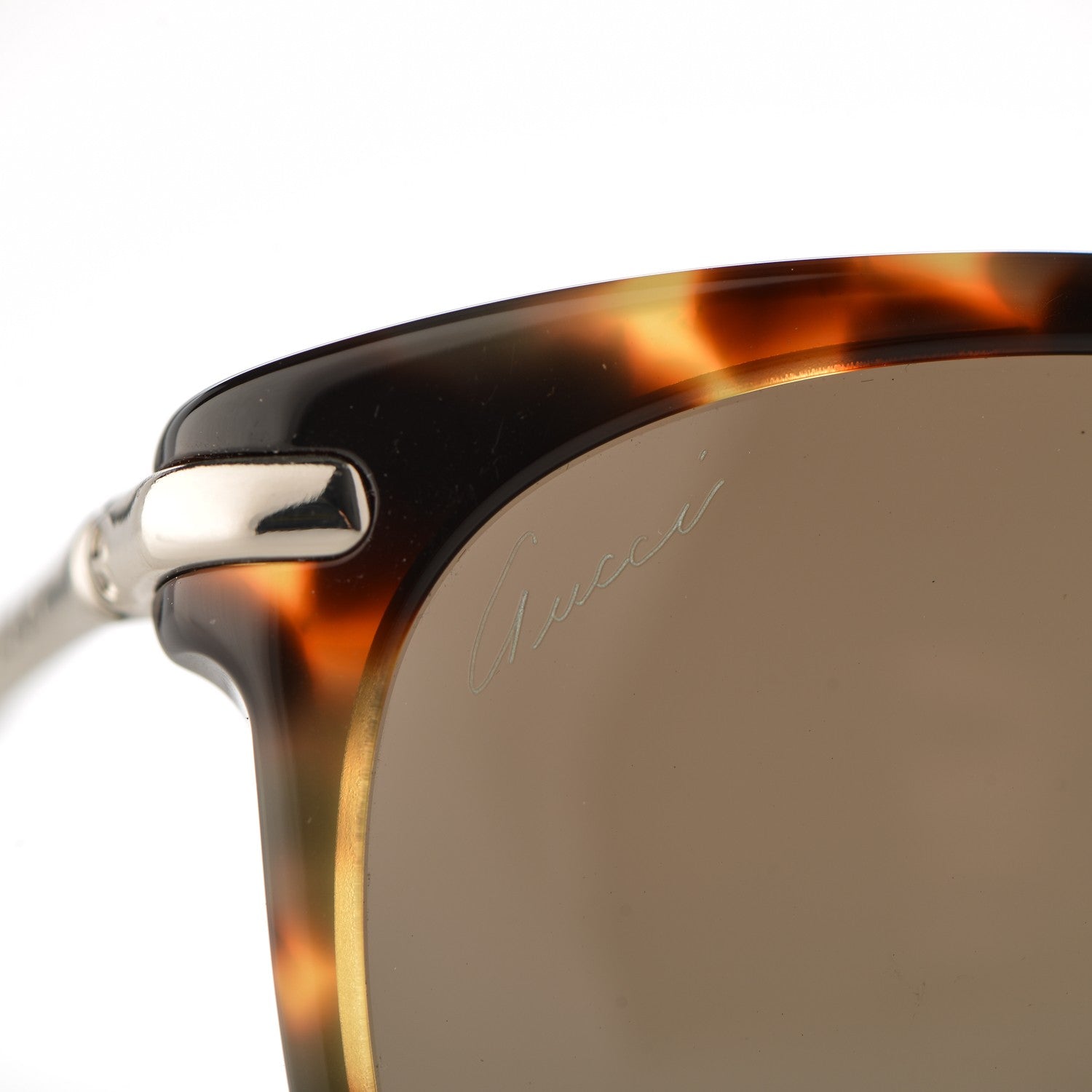 Gucci Bamboo Cat Eye GG Sunglasses GG3771/S Tortoise 5 of 10