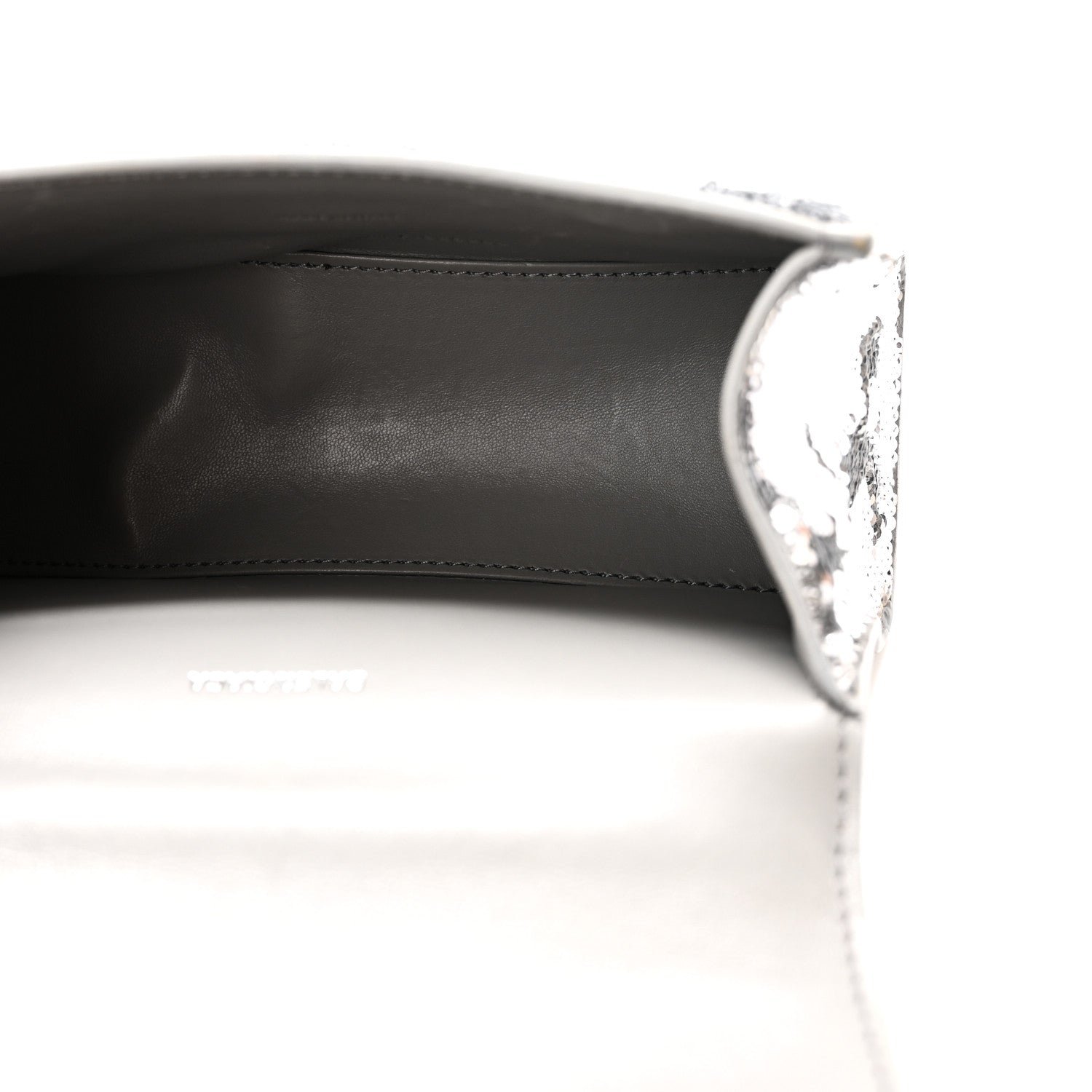 Balenciaga Sequin Hourglass Top Handle Bag XS Silver 5 of 11