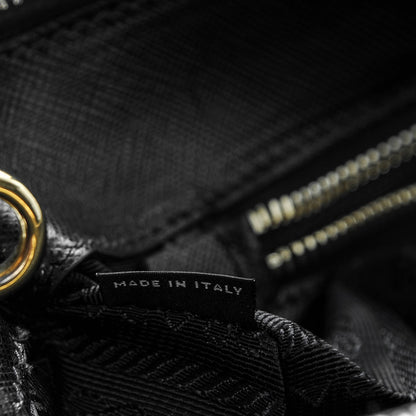 Prada Saffiano Medium Galleria Double Zip Tote Black 7 of 7
