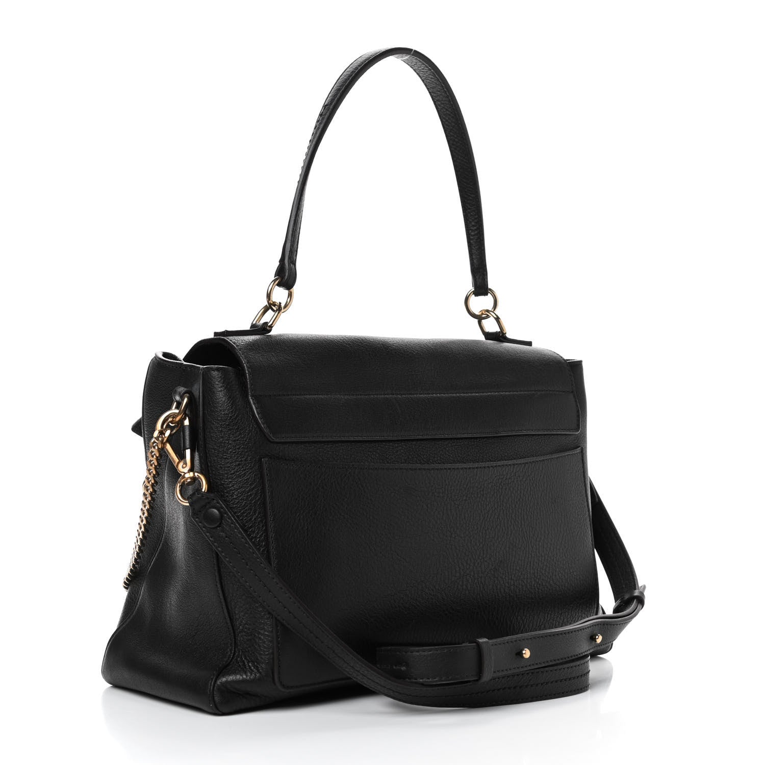 Chloe Calfskin Medium Faye Day Shoulder Bag Black 2 of 8