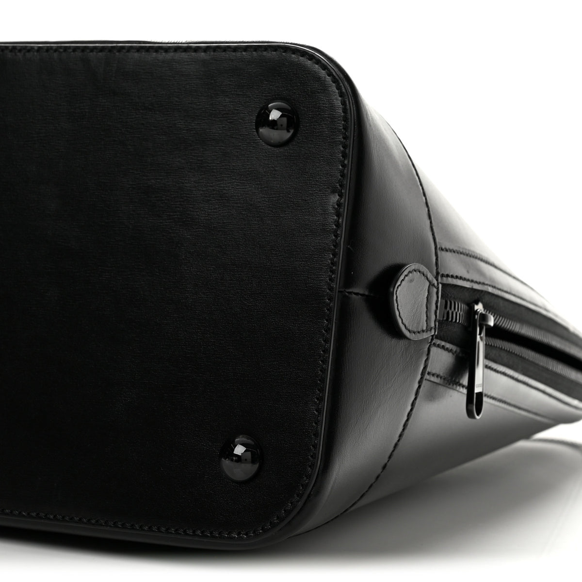 Gucci Boarded Plutone Calfskin Large Horsebit 1955 Duffle Bag Black 7 of 9
