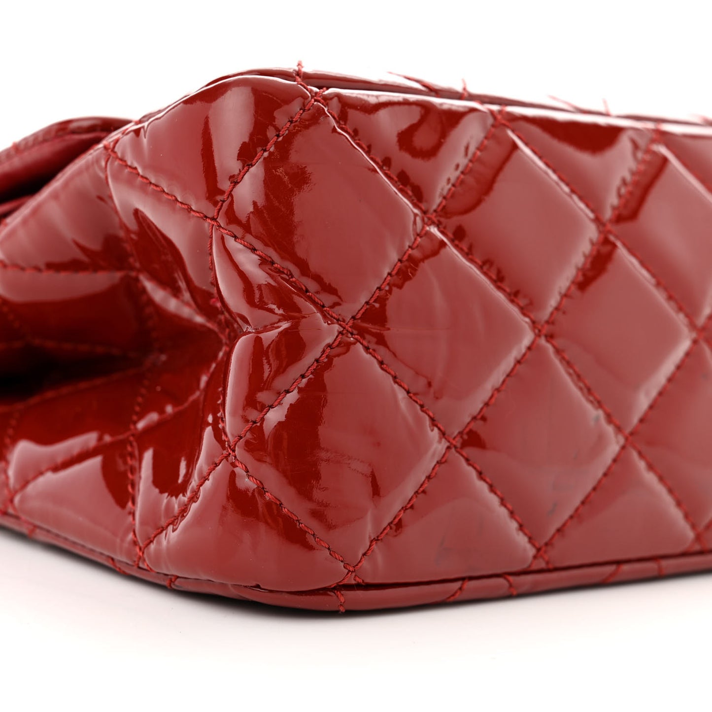 Patent Quilted 2.55 Reissue 226 Flap Red